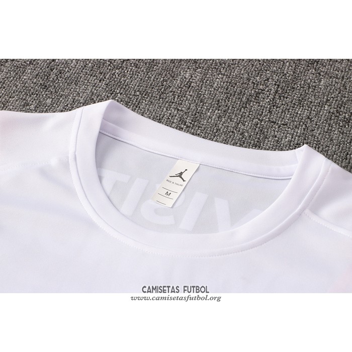 Chandal del Paris Saint-Germain Jordan Manga Corta 2021/2022/2022 Blanco